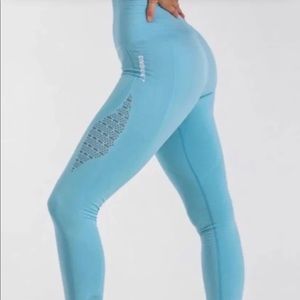 Gymshark Seamless Leggings Size S Baby Blue